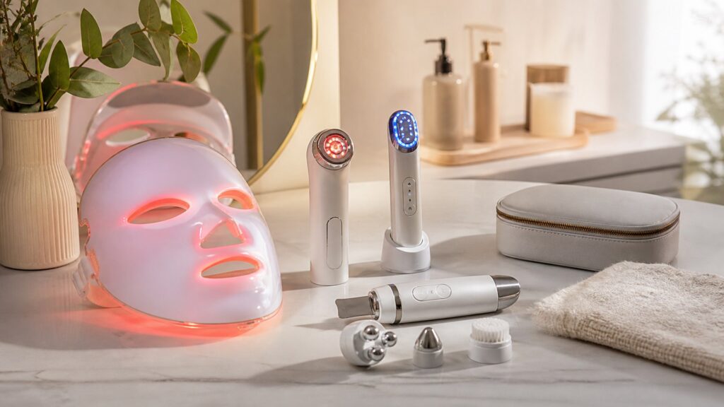 Unbranded led handheld devices arranged for a at-home treatment goals buying guide