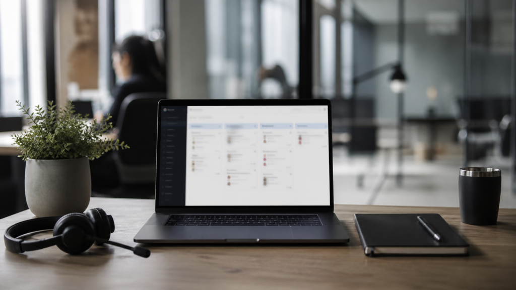 Ultra photorealistic applicant tracking systems hero image for Lever Review: Performance, Pros, and Cons