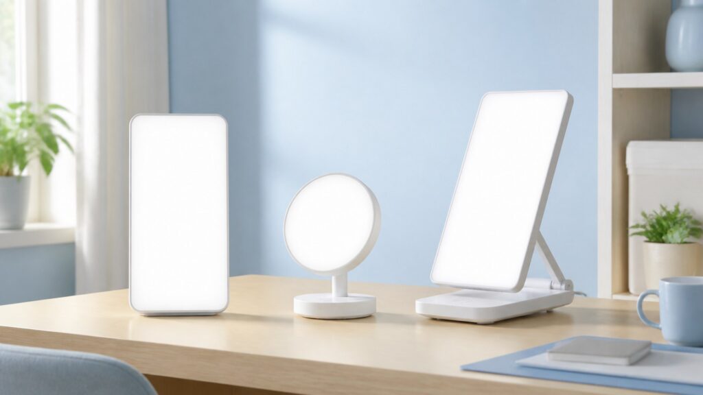 Unbranded light therapy lamps products arranged for a careful buying comparison