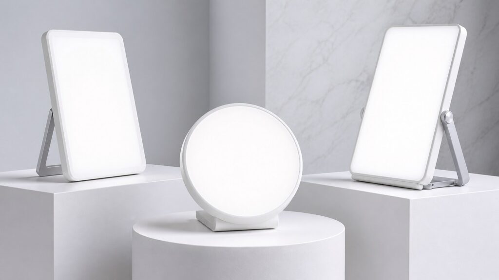 Unbranded light therapy lamps products arranged for a careful buying comparison