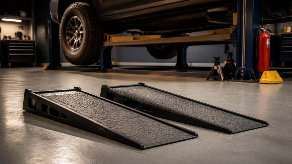 low profile ramps shopping setup for lift and safety requirements with practical vehicle-focused details