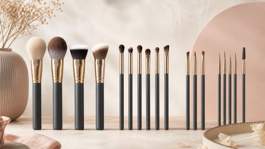 Unbranded editorial arrangement for Makeup Brushes Buying Guide: How to Choose the Right One