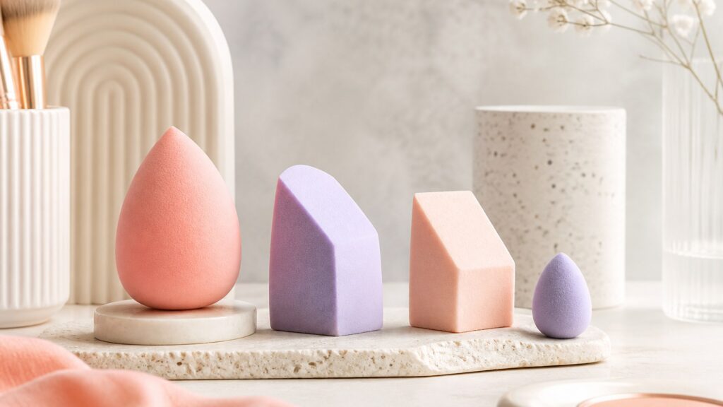 Unbranded editorial arrangement for Makeup Sponges Buying Guide: How to Choose the Right One