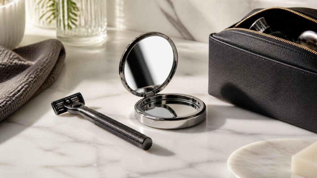 Unbranded manual razors arranged for a quick touch-ups buying guide