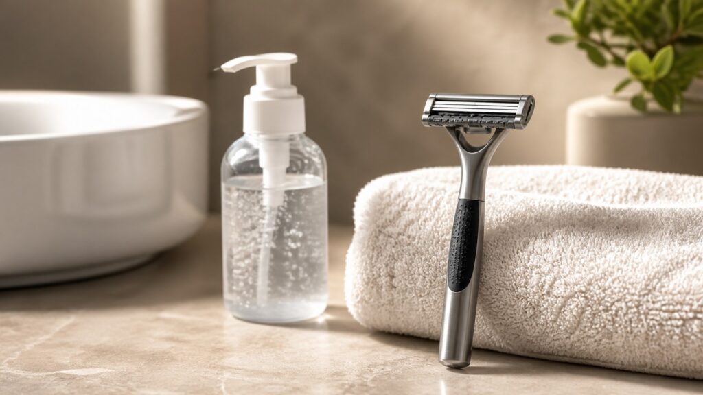 Unbranded manual razors arranged for a sensitive skin buying guide