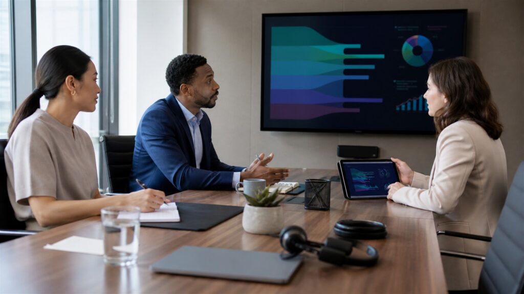 marketing and sales leaders evaluating unbranded campaign workflow and customer journey materials for a sales teams buying decision