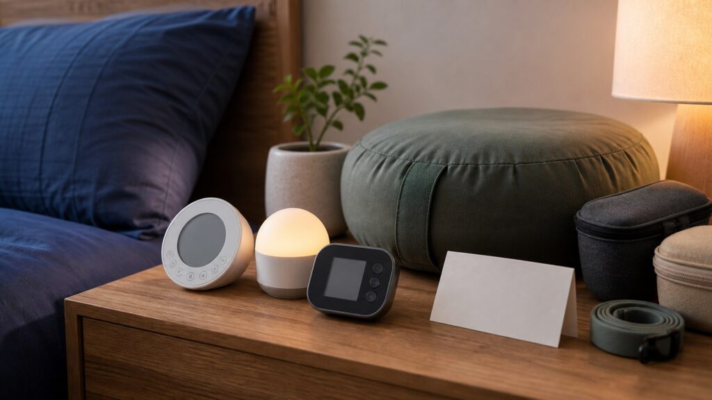 Unbranded meditation devices products arranged for a careful buying comparison