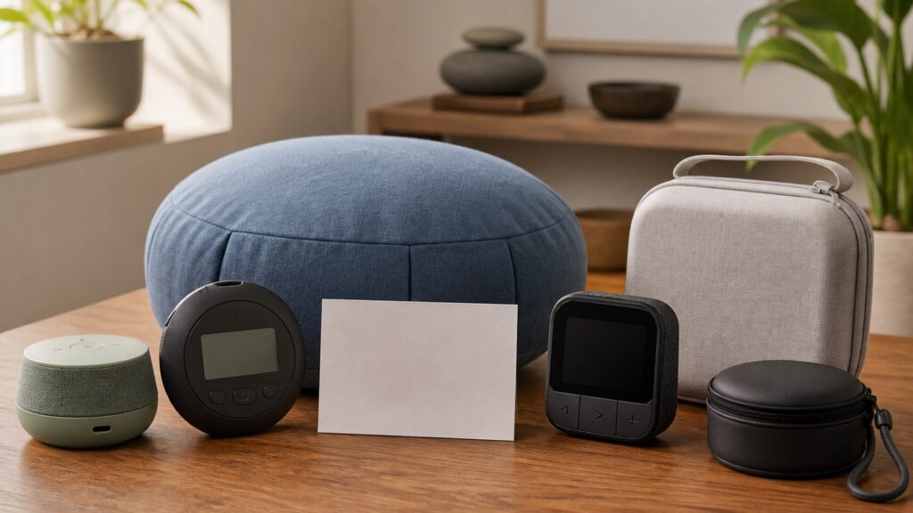 Unbranded meditation devices products arranged for a careful buying comparison