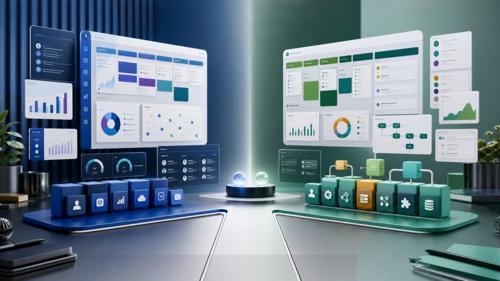 Microsoft Dynamics 365 Sales vs Zoho CRM business comparison image