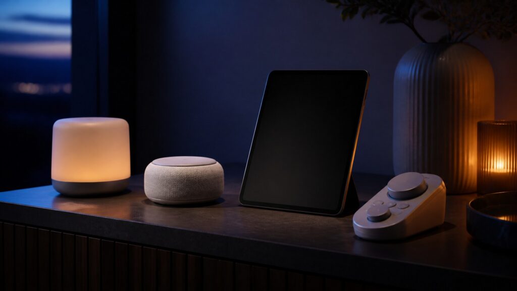 Unbranded mindfulness audio devices products arranged for a careful buying comparison