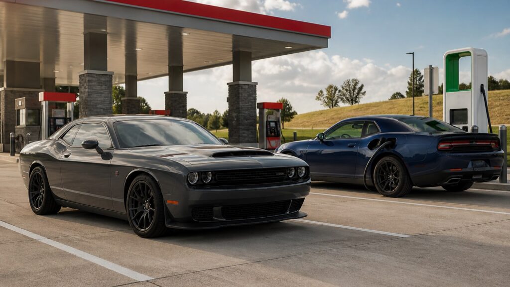 muscle cars shopping setup for fuel, charging, and operating costs with practical vehicle-focused details