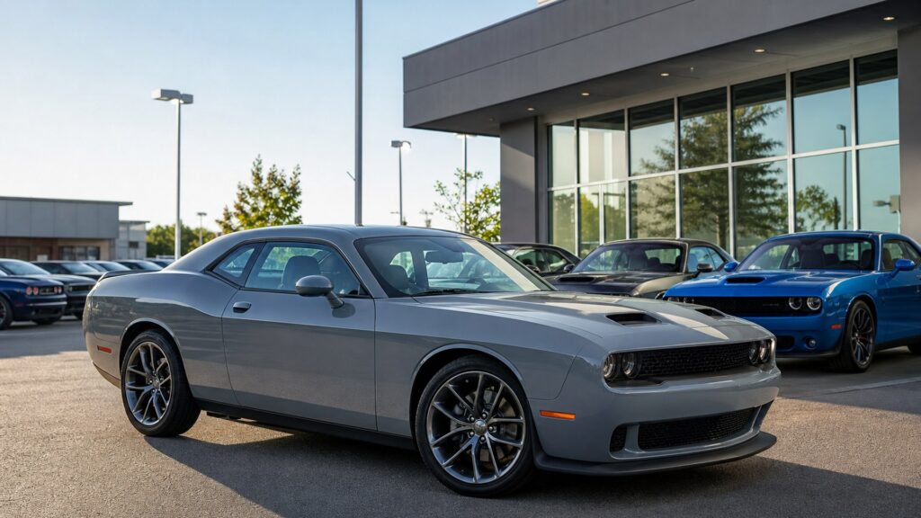 muscle cars shopping setup for new vehicle shopping with practical vehicle-focused details