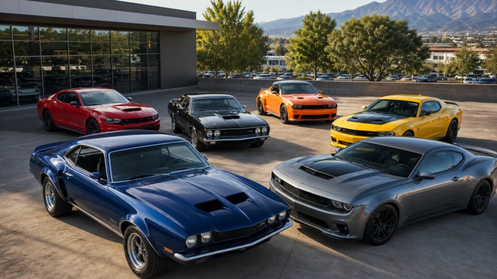 muscle cars shopping setup for overall selection with practical vehicle-focused details