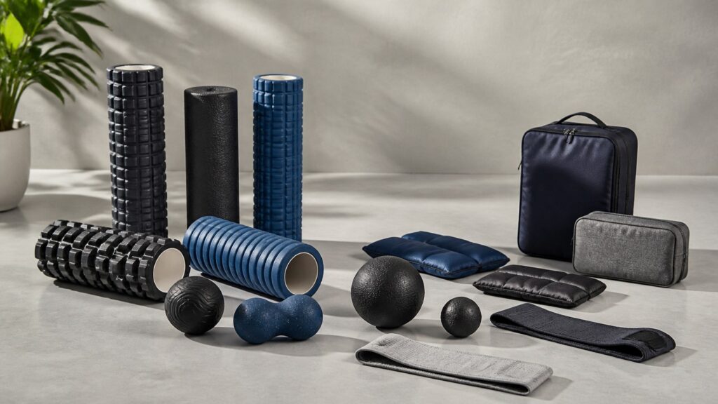 Unbranded muscle recovery tools products arranged for a careful buying comparison