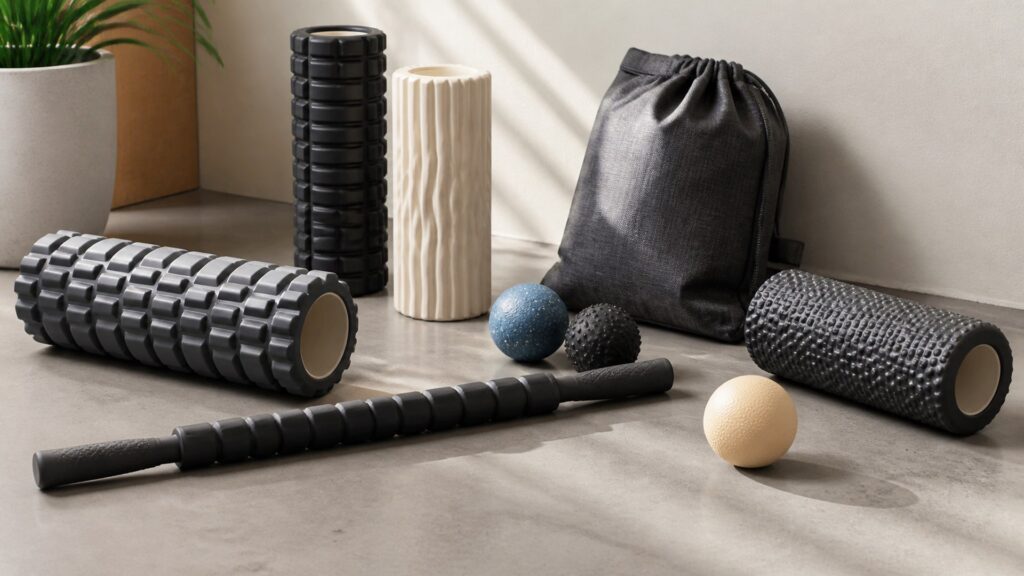 Unbranded muscle recovery tools products arranged for a careful buying comparison