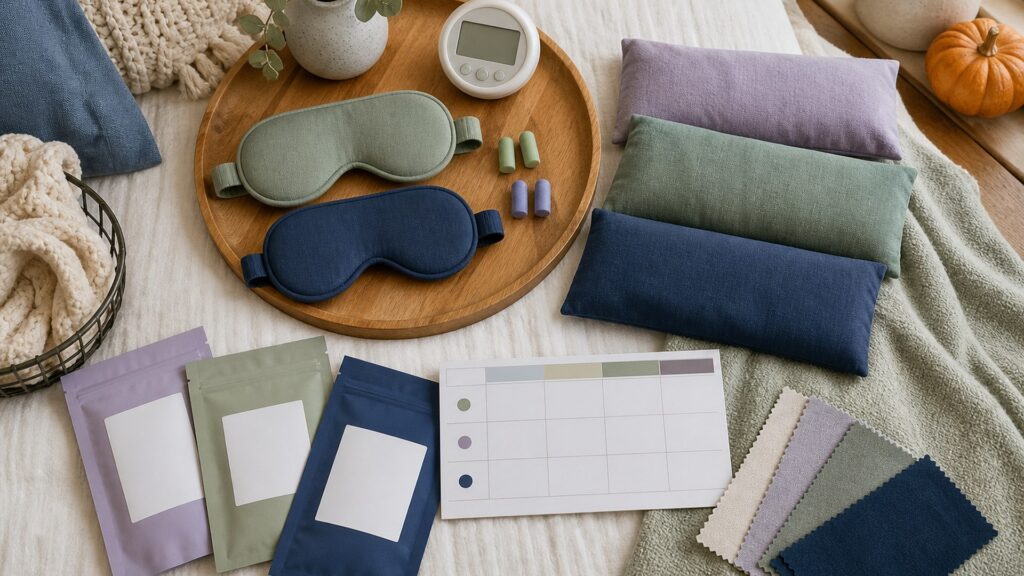 Unbranded natural sleep & relaxation products products arranged for a careful buying comparison