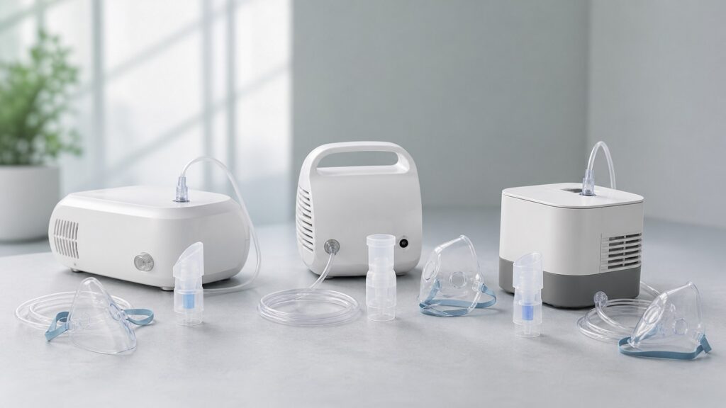 Unbranded nebulizers products arranged for a careful buying comparison