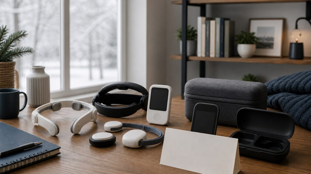 Unbranded neurofeedback & brain stimulation products arranged for a careful buying comparison