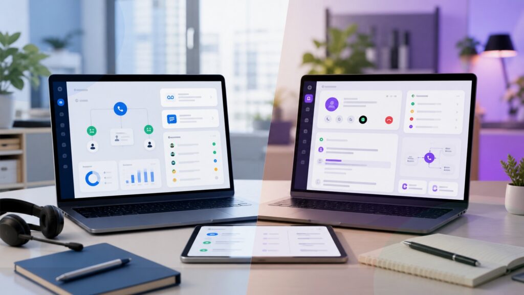 Nextiva vs Dialpad Ai Voice business comparison image