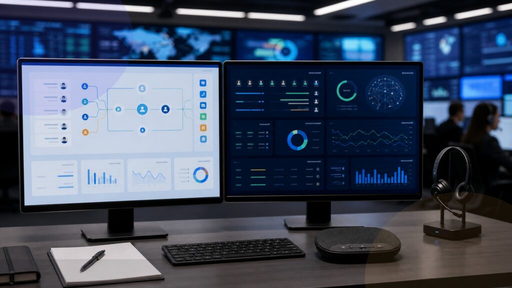 NICE CXone vs RingCentral Contact Center business comparison image