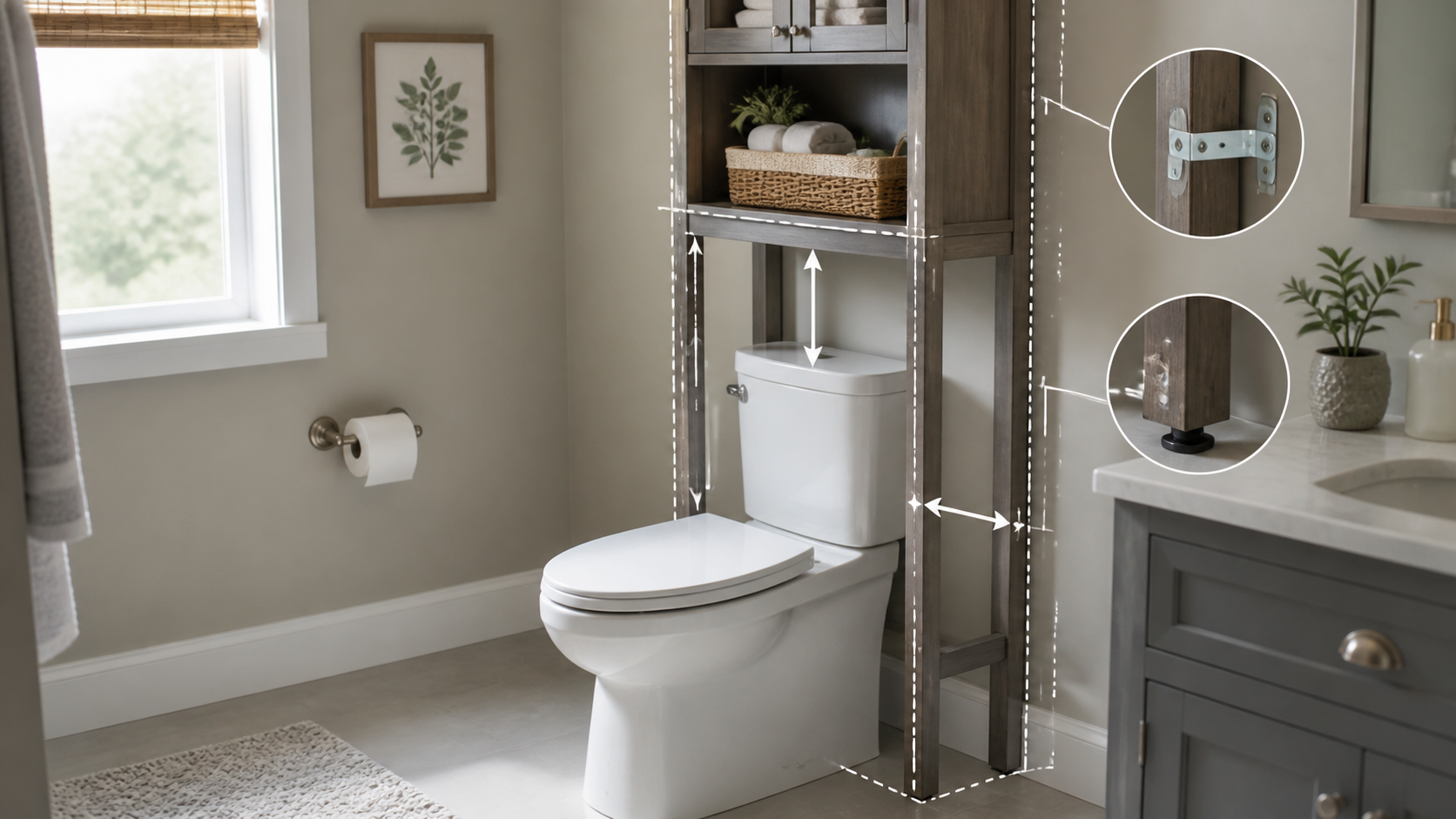 Over Toilet Storage