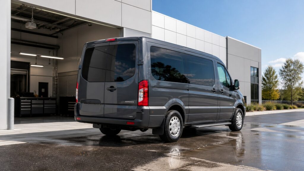 passenger vans shopping setup for resale value considerations with practical vehicle-focused details