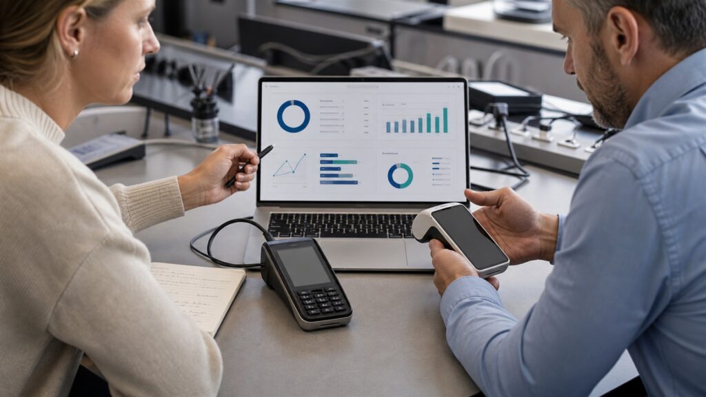 finance and operations staff evaluating unbranded payment terminal and settlement workflow for a payment selection buying decision