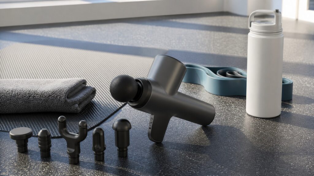 percussion massagers for warm-ups arranged in a practical buyer guide scene