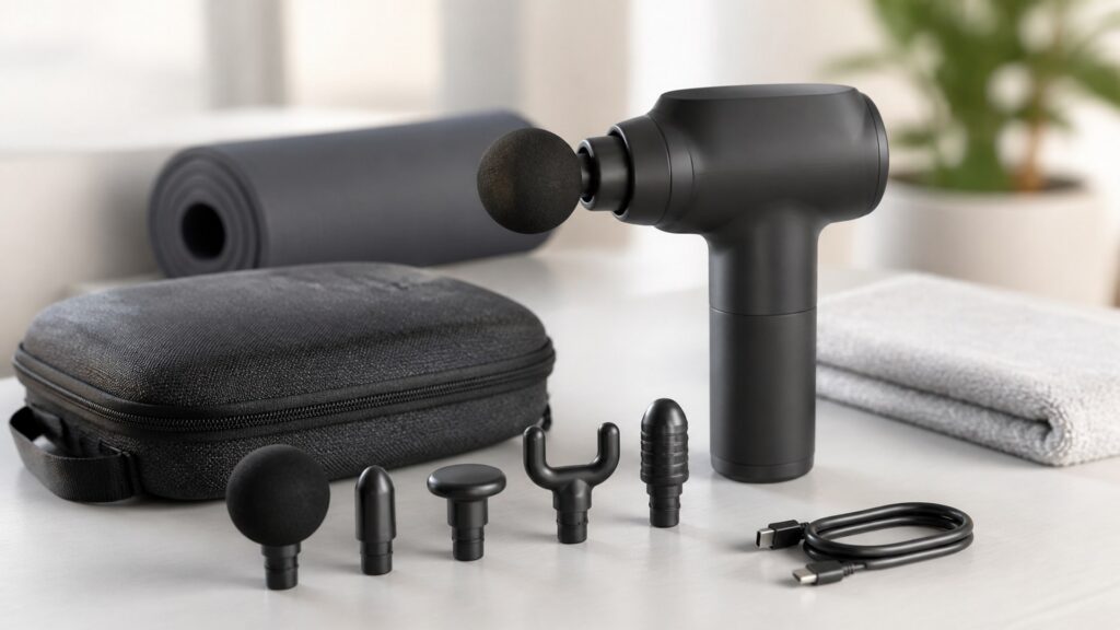 percussion massagers for overall use arranged in a practical buyer guide scene