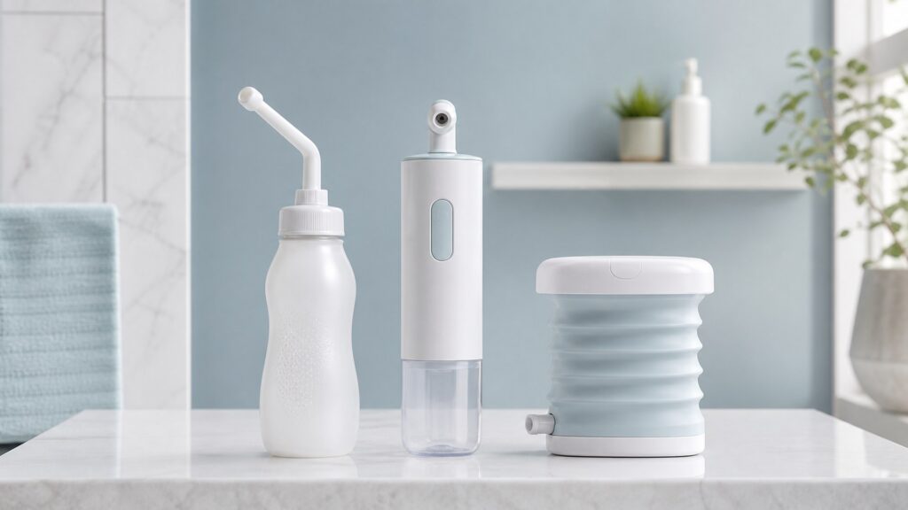 Unbranded portable bidets products arranged for a careful buying comparison