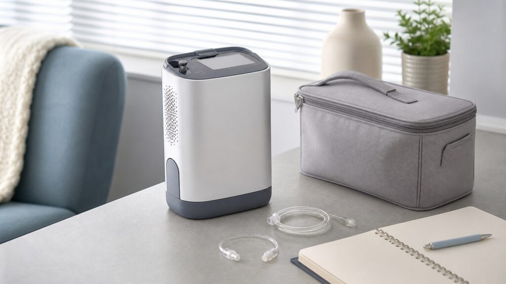 Unbranded portable oxygen concentrators products arranged for a careful buying comparison