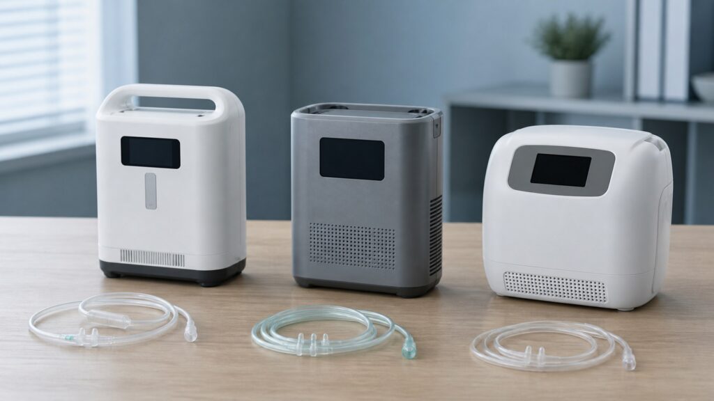 Unbranded portable oxygen concentrators products arranged for a careful buying comparison