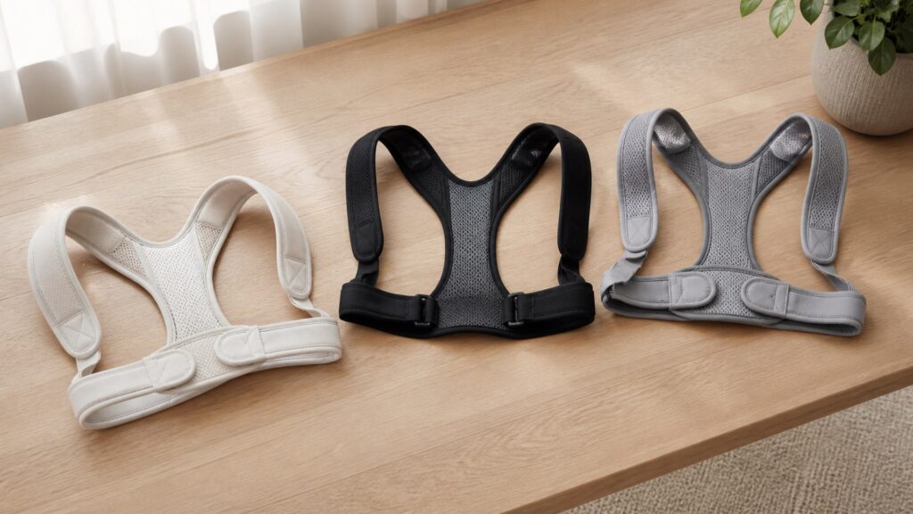 Unbranded posture correctors products arranged for a careful buying comparison