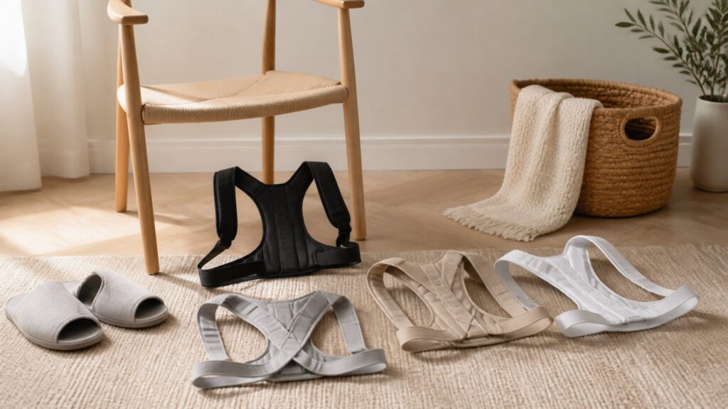 Unbranded posture correctors products arranged for a careful buying comparison