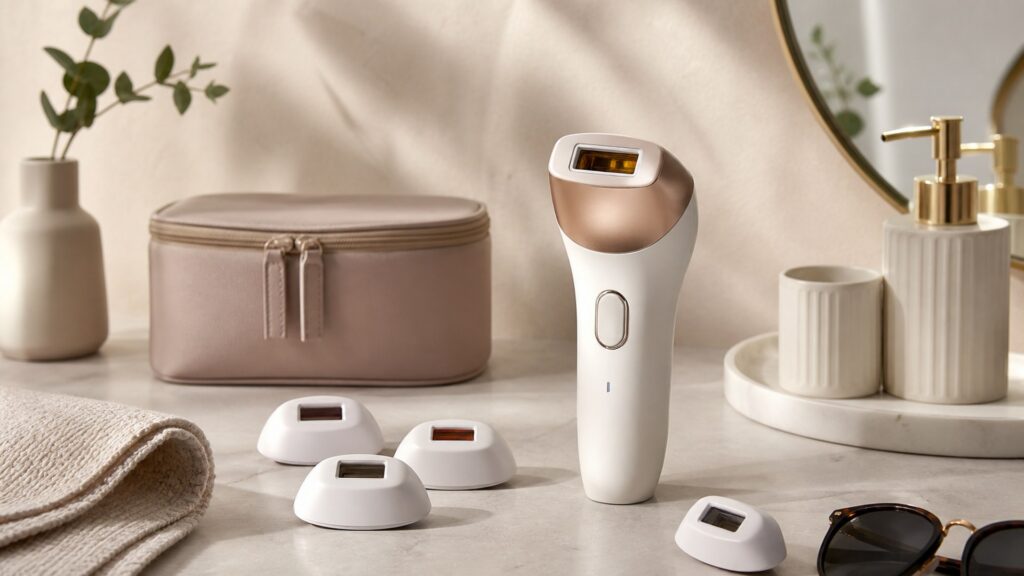 Unbranded precision hair removal devices arranged for a beginner treatment setups buying guide