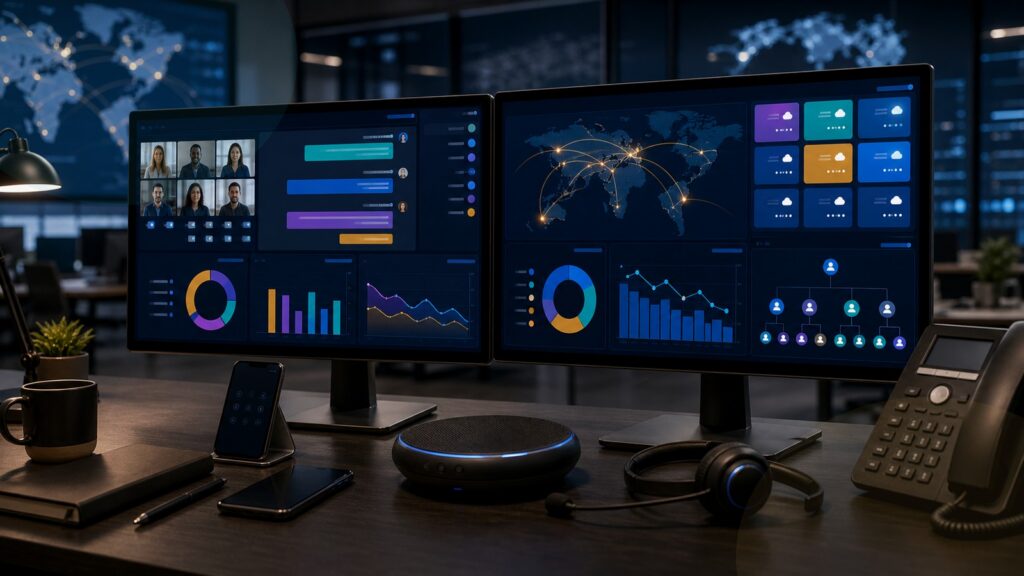 RingCentral MVP vs 8x8 Work business comparison image