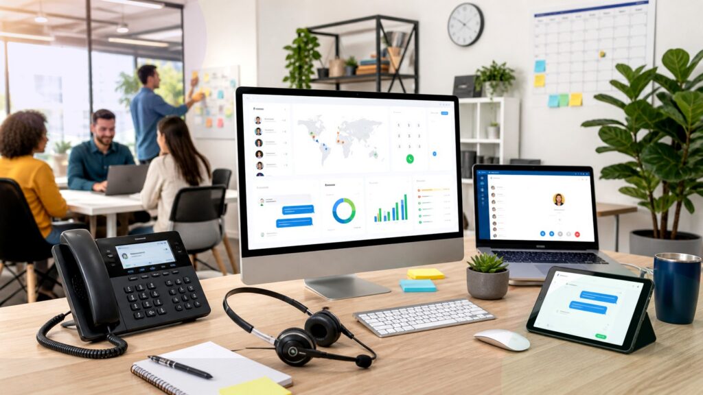 RingCentral MVP vs 8x8 Work business comparison image