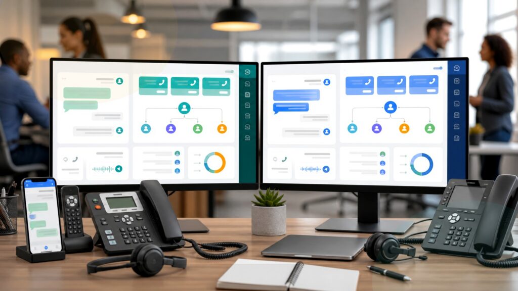 RingCentral MVP vs Nextiva business comparison image