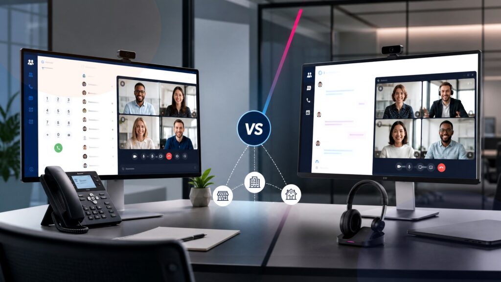 RingCentral MVP vs Zoom Phone business comparison image