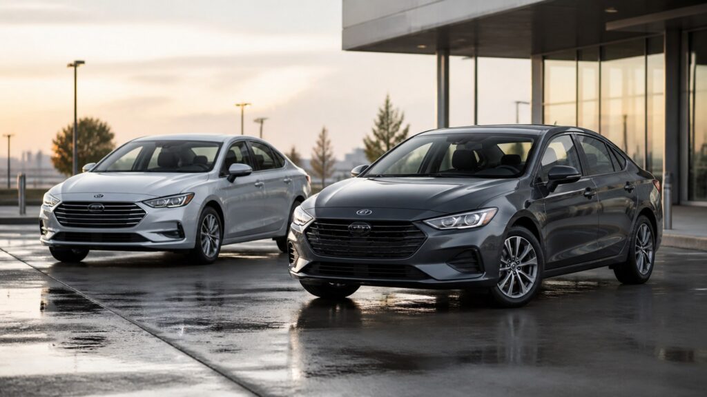 sedans shopping setup for lease vs purchase decisions with practical vehicle-focused details