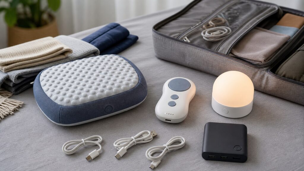Unbranded sensory relaxation devices products arranged for a careful buying comparison