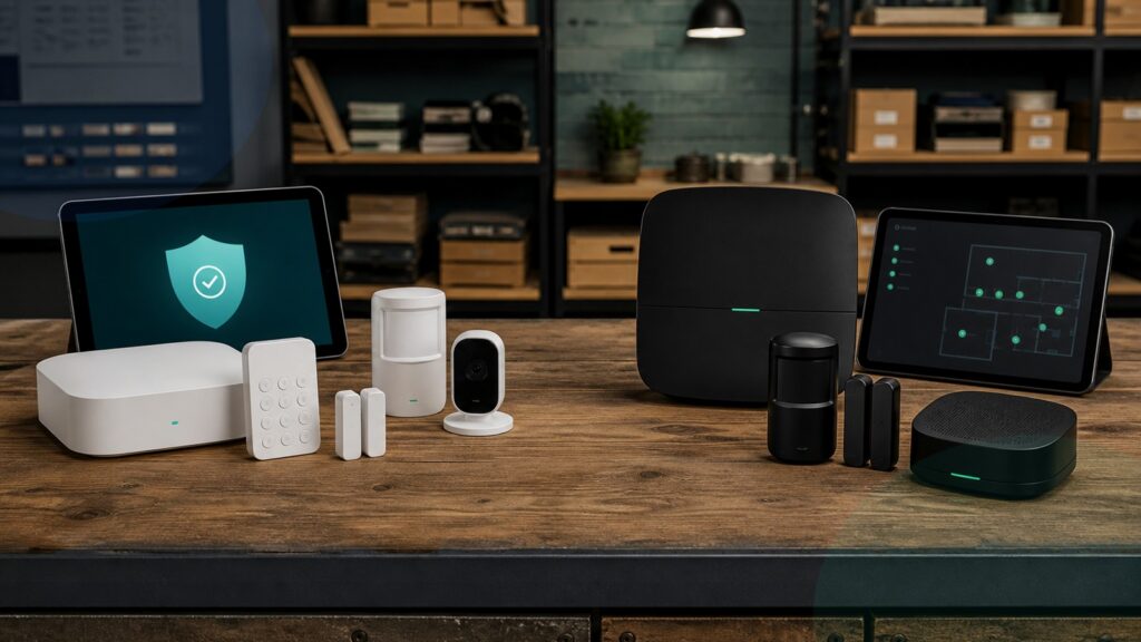 SimpliSafe Business Security System vs Ajax Hub 2 Plus business comparison image