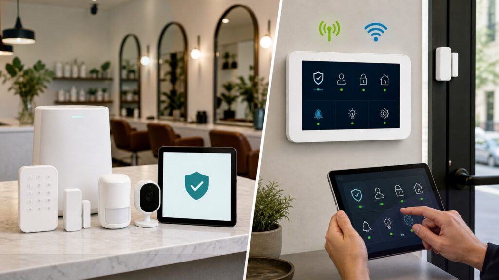 SimpliSafe Business Security System vs Qolsys IQ Panel 4 business comparison image