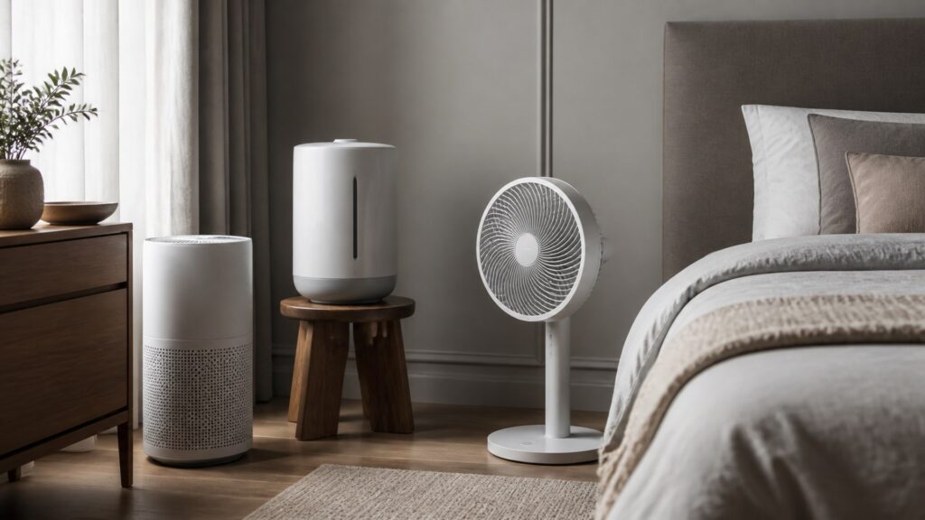 Unbranded sleep environment devices products arranged for a careful buying comparison