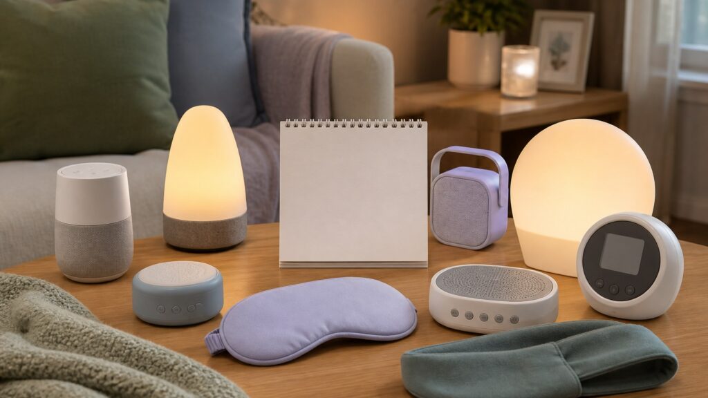 Unbranded sleep & relaxation devices products arranged for a careful buying comparison