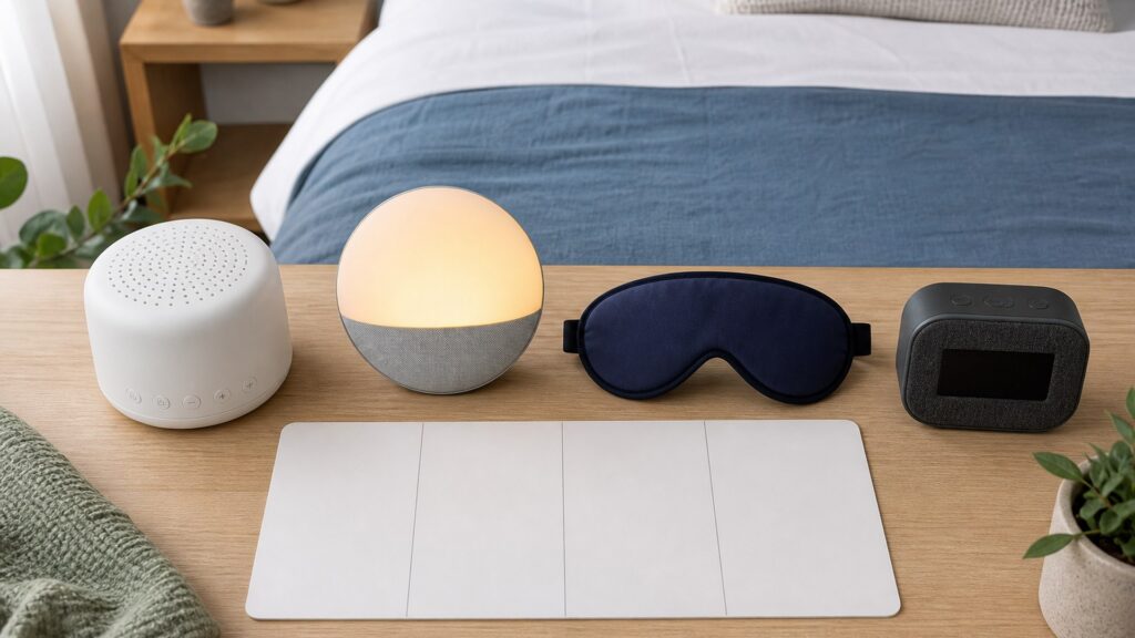 Unbranded sleep & relaxation devices products arranged for a careful buying comparison