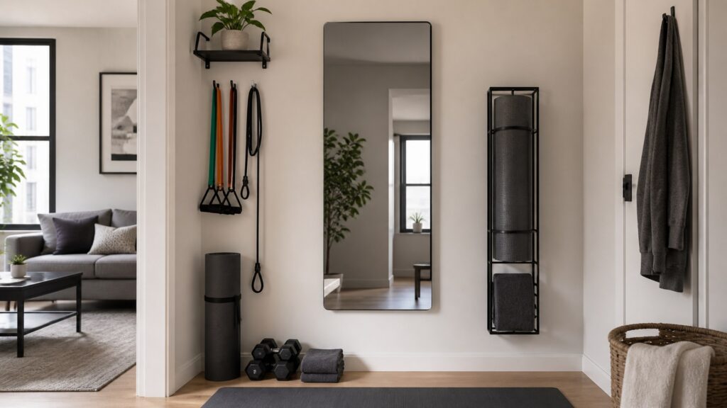 smart workout mirrors for small spaces arranged in a practical buyer guide scene