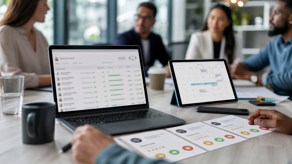 Ultra photorealistic recruiting software hero image for SmartRecruiters Review for Hiring Management Platforms