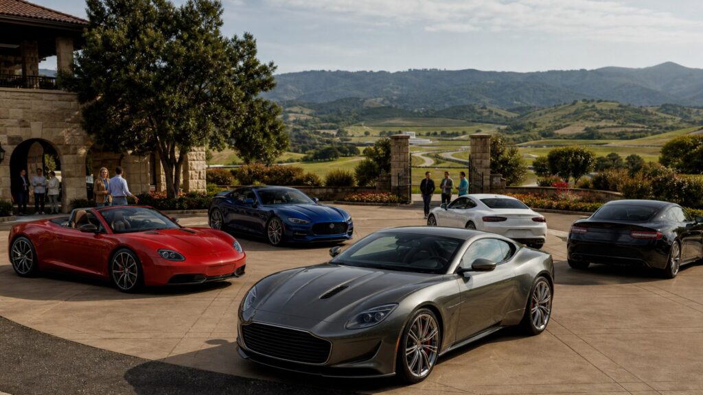 sports cars shopping setup for overall selection with practical vehicle-focused details
