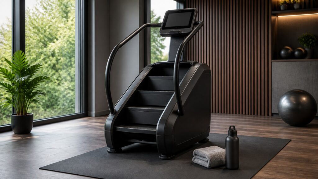 stair machines for overall use arranged in a practical buyer guide scene